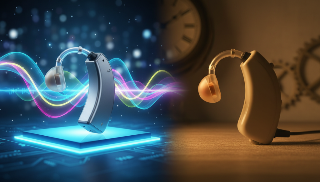 digital vs analog hearing aids