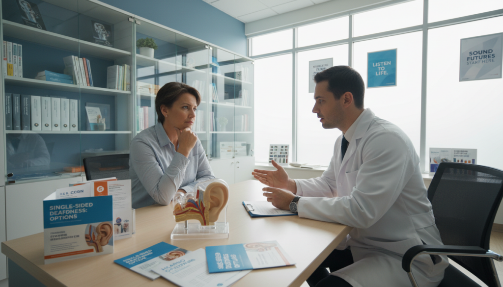 Choosing treatment for single-sided deafness