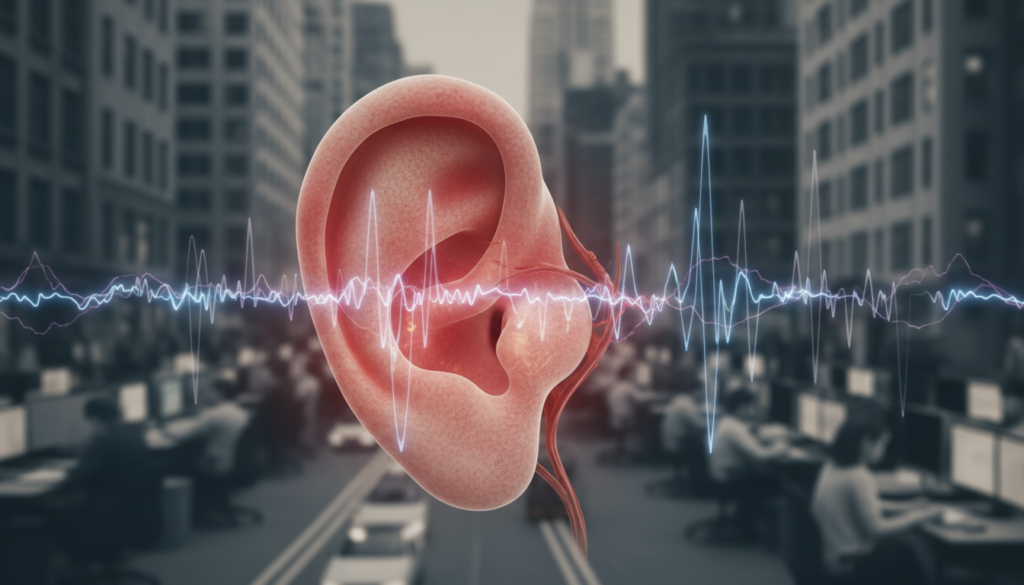 Physiological impact of stress on hearing