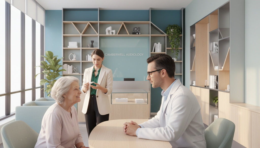 Professional audiologists at our Camberwell hearing clinic