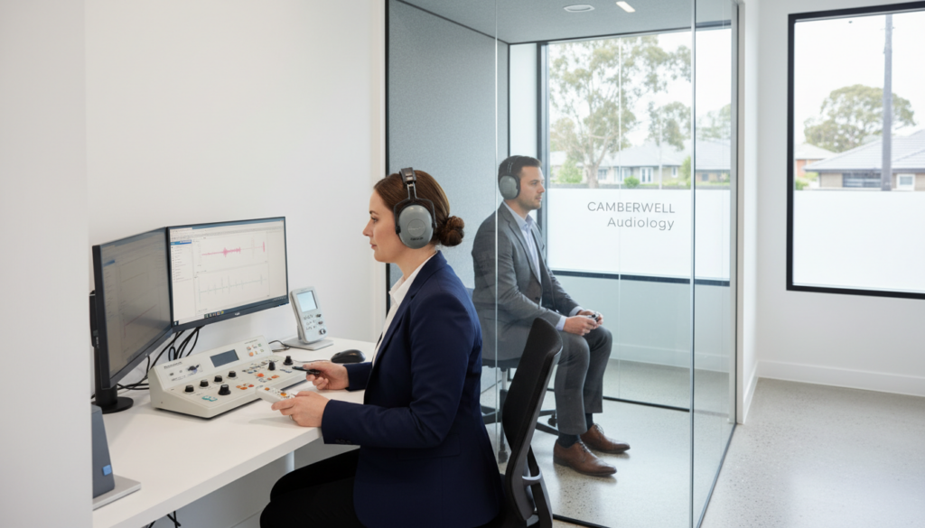 audiologist hearing test Camberwell